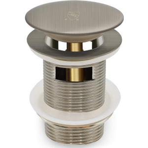 FerdY Pop-up Drain for Freestanding Bathtub, Brushed Nickel Finish, cUPC Certification, Freestanding Bathtub Drain Stopper