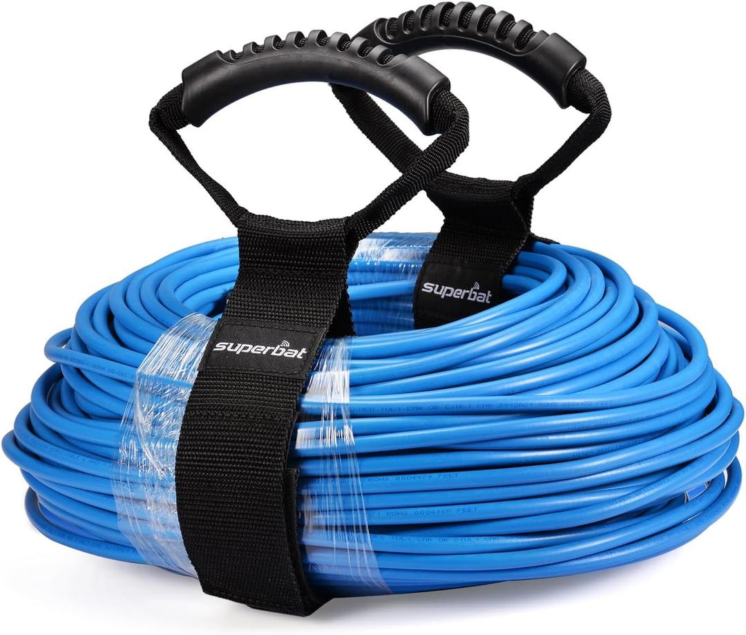 Superbat Long SDI Cable BNC Cable 3G/6G (Belden 1694A) 300ft,Supports HD-SDI/3G-SDI/4K/8KSDI Video Cable Precision Video Cable (No Cord Reel)