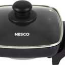 NESCO ES-08, Electric Skillet, Black, 8 inch, 800 watts