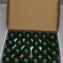 Homemory 24Pcs Green Tea Lights Battery Operated, Flameless Flickering Green Candles, Holiday Candles for Christmas, Home Decor, Theme Party