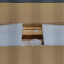 BMOSU Large Bread Box Double Layer Bamboo Bread Box for Kitchen Counter Container Farmhouse Bread Holder Capacity Bread Storage Bin(Natural)