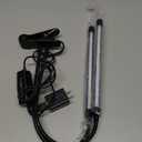 GooingTop LED Grow Light,6000K Full Spectrum Clip Plant Growing Lamp with White Red LEDs for Indoor Plants,5-Level Dimmable,Auto On Off Timing 4 8 12Hrs