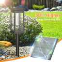Solar Pathway Lights Outdoor Waterproof 12 Pack Bright Solar Powered Garden Lights with Auto On/Off, IP65 LED Landscape Lighting for Walkway Patio Lawn Yard Decor