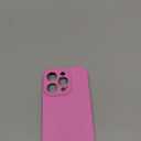 for iPhone 15 Pro Case Silicone,with [Full Camera Protection][Soft Anti-Scratch Microfiber Lining],Liquid Silicone Ultra Slim Shockproof Phone Case for Men Women Girls-Pitaya