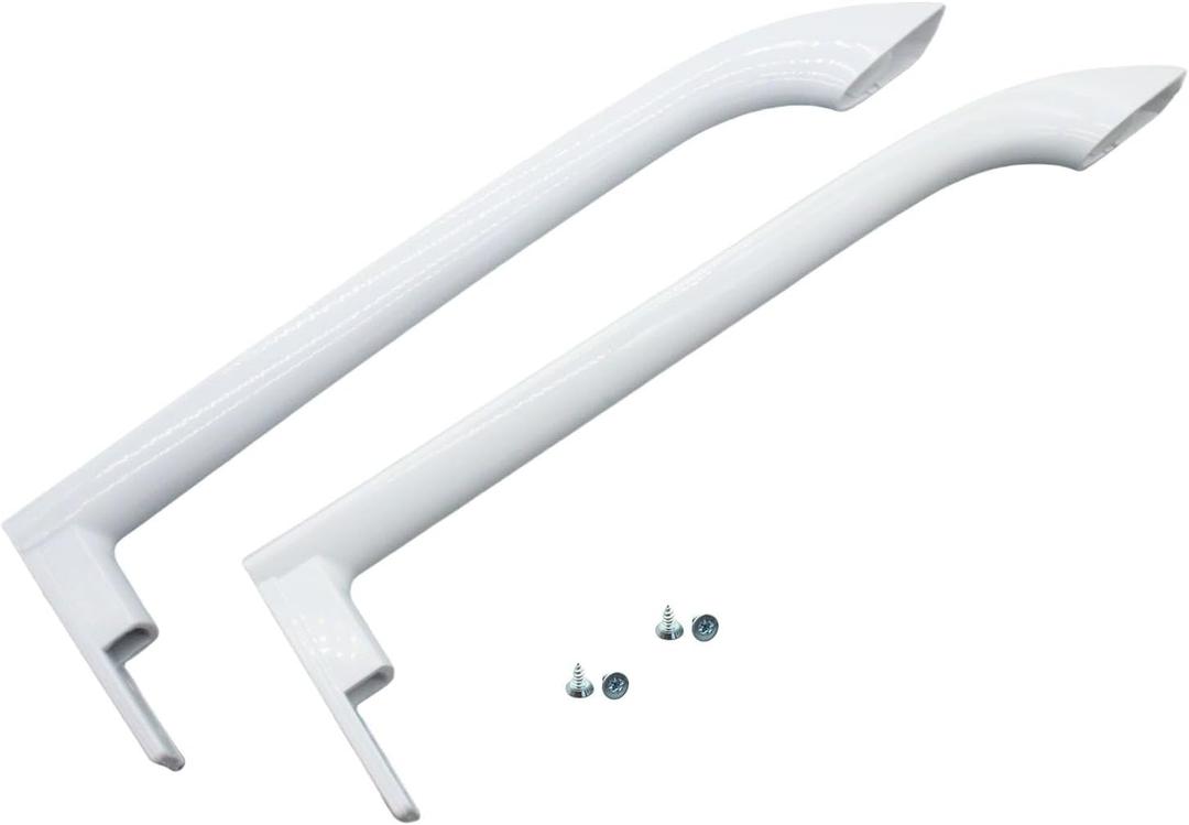 5304486359 5304506469 Refrigerator Door Handle Set Replaces 242059501 242059504 5304497105 5304504507 5304510038 5304510040 4392806 AP6036330 PS11731975 EAP11731975 (White)