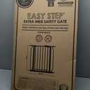 Regalo Safety 29-49" Easy Step Extra Wide Baby Gate for Doorways & Bottom of Stairs, Pressure Mounted Safety Gate with Door for Babies, Toddlers & Pets, Black