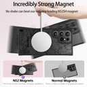 SEXYMOM Magnetic for Samsung Galaxy S24 Ultra Case - Wireless Charging Compatible,Cute Floral Design for Women and Girls,Slim Fit Translucent Matte Phone Case - Blooming Flower