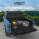 LASFIT Bed Mat for Rivian 2022-2026 R1T (4.5FT/4.5'Bed) Truck Bed, All Weather 4.5 ft Pick up Bed Liner for Rivian R1T Accessories, TPE Trunk Mat&Bed Liner (Not Fit Drop-in Liners)