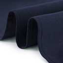 Lann's Linens - 132" Round Premium Tablecloth for Wedding/Banquet/Restaurant - Polyester Fabric Table Cloth - Navy Blue