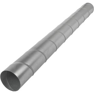 Vent Systems 4 Inch Duct - 45 Inch Long Round Spiral Air Duct - Galvanized Dryer Vent Hose Extension - Straight Rigid Dryer Duct - Industrial, Residential Vent Pipe, AC Duct Pipe for 4 Inch Ducting, 45 Inch Length