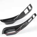 RT-TCZ Carbon Fiber Door Handle Window Lifter Control Switch Button Panel Cover Sticker Trim Interior Decoration Accessories for Chevrolet Camaro 2010-2015