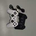 Yinjie 2 Pack Wireless Controller for PS3, Compatible with Playstation 3, with 2 Charging Cables (Black & White)