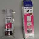 Epson 522 EcoTank Ink Ultra-high Capacity Bottle Magenta (T522320-S) Works with ET-2400, 2720, 2800, 2803, 2840, 4700, 4800, 4810