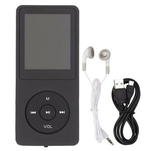 Digital MP3 Player,Portable Mini MP3 Music Player,1.8" Screen,Video, Pictures, Records, E Books, Games,Supports Up to 64GB Memory Card,for Sport Walking Running(black)