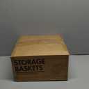 5 Pack Woven Storage Baskets for Shelves, Decorative Basket Closet Organizer Storage Bins for Clothes, Books, Pantry, Bathroom  Cotton Rope Shelf Baskets for Organizing and Decor, Gray & White