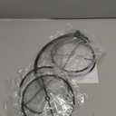 HOHIYA Christmas Ornament Display Stand 4 Pack 9.5" Black Twist Wire Holders for 150mm/6inch  Glass Terrarium Air Plant Halloween Xmas and Easter Decorations