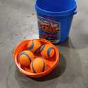 Chuckit! Ultra Ball Dog Toy with Chuckit! Cleaning Bucket, Bouncy Fetch Pet Toys For Dogs 20-60 lbs, Interactive Dog Toys, Durable Rubber, Size Medium, 2.5-inch Diameter, 8-Pack of Balls