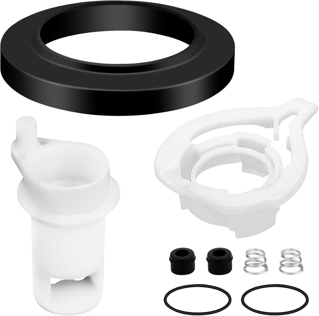 42049 Water Valve Style II Kit, Upgraded Toilet Water Valve Kit, Fit for Thetford Aqua Magic Style II Permanent Toilets with Closet Flange Seal