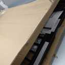 Lumizone Extra Tall Cat Gate 55.12" High Pressure Mounted Extra Wide 2025 New (17 Sizes) 1.37" Gap No Drilling Auto-Close One-Handed Operation Tall Pet Gate for Dogs(Black, 55.12" H x 29.92"-34.24" W)