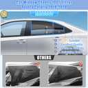 ZATOOTO Car Window Shades Toyota Corolla 2019-2024 for Rear Window | Car Window Covers for Baby & Pets | Blocks 99% UV Rays & Heat | Breathable Mesh Sunshade | Bug-Free Protection for Camping & Travel