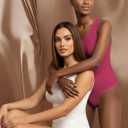 YOGINGO Women's Crew Neck Sleeveless Bodysuits Racerback Halter Tank Top Body Suits for Womens Sexy Going Out Leotards (Medium)