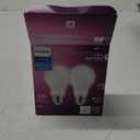 Philips LED 60W A19 8-Pack Ultra Definition Daylight (5000K) 800 Lumen (8W = 60W) Dimmable Frosted Flicker-Free Light Bulbs 1 pack
