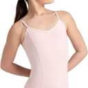 Capezio Girls' Classics Princess Camisole Leotard (6-6X, Pink)