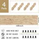 4 Pack Beige Cheesecloth Table Runner 20 x 120 inch Gauze Table Runners 10 FT Long,Semi Sheer Boho Cheese Cloth Fabric Table Runner Bulk for Party,Wedding,Baby Shower,Bridal Shower Decoration