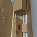 TONIAL Curtain Rods for Windows 48 to 84 Inch, Telescoping Splicing 3/4 Single Rods for Windows Decorative Drapery Rod 32 to 86 (2.6-7.2ft) with Acrylic Diamond Finial, Champagne Gold