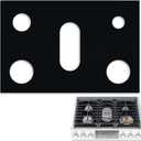 Stove Top Covers for Gas Burners, Gas Stove Burner Liners for Samsung Stove Guard Stove Top Protector, Non-Stick and Washable, for Kitchen Cooking, Reusable