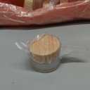 32 Pcs Glass Cosmetic Containers 5 Grams Round Frosted Cosmetic Jars with Leak proof lids Empty glass sample Jars Scrub Balm Lotions Sample Containers for Makeup Lotion Lip Balm Eye Cream