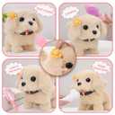Vanvimen 16 Pcs Robot Dog Toys for Girls, Toys for 3 4 5 6 7 8 Year Old Girls Kids Boys, Realistic Robot Puppy Toy for 5-7 6-8, Ideas Birthday Gifts for Girl 3 4 5 6 Year Old