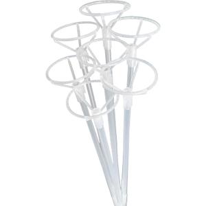 36 Set 16.92inch Big Clear Balloons Holder Sticks With Cups, Long Reusable Bobo Balloon Holder Sticks For 10in To 30in Various Balloons Birthday Festivals Wedding Party