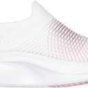 Skechers Womens Go Walk Max Walker Sally (6.5, White/Pink)
