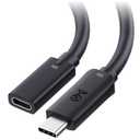 Cable Matters 40Gbps USB 4 Extension Cable - 1.6ft / 0.5m, Supports [8K@60Hz/4K@240Hz Video, 240W Charging, 40Gbps Data Transfer] USB C Extension Cable, Thunderbolt 4/5, Nintendo Switch 2 Compatible