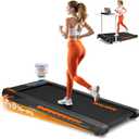 4-in-1 Walking Pad Treadmill with Speaker, 6.2MPH Walking Pad with 10% Incline, Under Desk Treadmills for Home with App Compatible, 2.75HP Brushless Drive, 12 HIIT Programs, 350 LB Weight Capacity