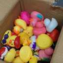 100 Pack Rubber Duck for Jeeps Ducking - 2" Bulk Floater Duck for Kids - Baby Bath Toy Assortment with Bag - Party Favors, Bath Time, Birthdays, and More (100 Varieties)