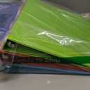 SUIN 1-inch 3 Ring Binder with 2 Interior Pockets, 1''Durable Binders Holds US Letter Size 8.5'' x 11'' Paper - Versatile Binders for Office, Home, and School Use, 6 Pack