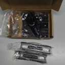 1 Pack Pole Mounting Kit, Mast Mount Brackets for Outside Antenna, Street Sign Mounting Hardware for Light Poles, Outdoor Security Camera Bracket, Side Mount Flag Pole Holder