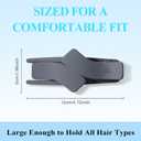 2 x Medium Flat Hair Clips for Women, French Flat Claw Clips for Thin Thick Hair, Duckbill Hairclips for Driving, Doing Yoga, Strong Hold and Non Slip-Orange, Light Blue, Dark Blue, Grey, 4 Count