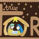 4X 9.8ft Christmas Nativity Scene Photo Backdrop Outdoor Christian Religious Birth of Jesus Banner for Photography Booth Prop Christmas Party Decoration