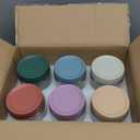 Overnight Oats Containers with Lids 16 oz Glass Jars 6 Pack Glass Mason Jars with Airtight Lids, Perfect for Oats, Yogurt, Chia Pudding