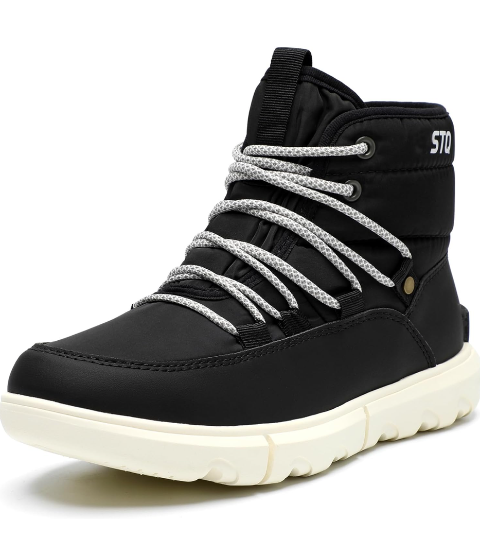 STQ Women Winter Boots with Insulated Insole | Warm & Cozy Winter Snow Boots for Women | Lightweight Non Slip Walking Boots Water Resistant (9)