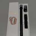 Smart Bracelet, Health Fitness & Activity Tracker with All-Day Continuous Heart Rate/Blood Pressure Monitor, Sleep Tracker, 170+ Sport Modes, 60 Day Battery & Free App, IP68 Smart Band for Android IOS (Black)