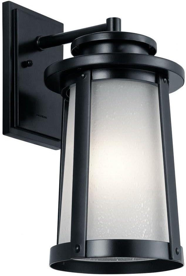 Kichler Lighting 49918BK Outdoor Wall Mount, Black, Medium