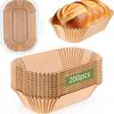 200pcs Loaf Pan Liners, Loaf Pan Liners for Baking 9x5inch, Bread Pan Parchment Liner, Bread Pan Liner for Baking (200)