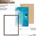 Brown 15x21 Picture Frame Lightweight yet Durable Frame Wall Hanging
