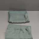 BGment Blackout Curtains for Bedroom 45 Inch Length, Rod Pocket 100% Blackout Curtains with Thermal Liner Darkening Curtains for Living Room, Each Window Curtains 2 Panels, 52 x 45 Inch, Frosty Green