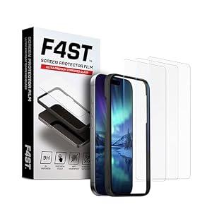 F4ST 3 Pack for iPhone 17 Pro Max Screen Protector (6.9 inches), Tempered Glass Protection with Alignment Frame, Dynamic Island Compatible, Case Friendly