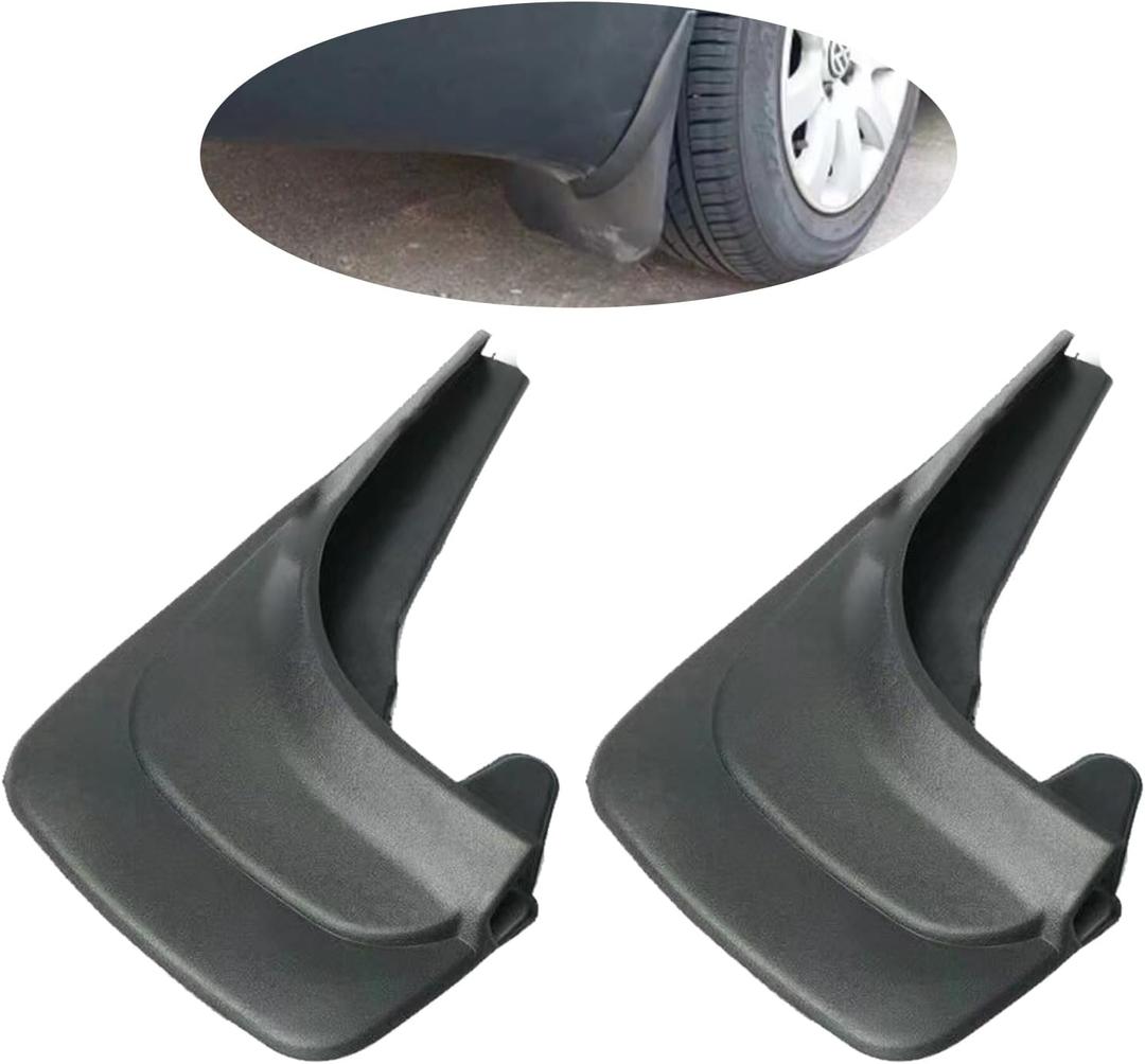 1 Pcs Mud Flaps Splash Guards Mudguards Mudflaps with Hardware Kits Accessories,8.27 Inches X 12.6inches Tire Rear Trim,Universal for Most Cars, Suvs (Black)